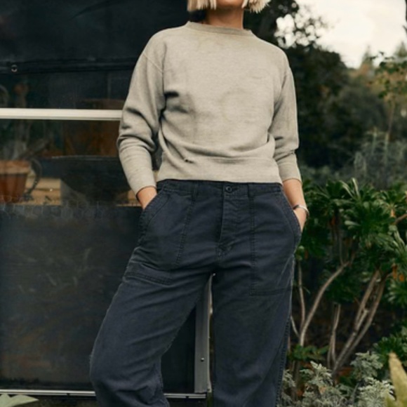 Imogene + Willie Blake Military Trouser in Faded Black Size Small like new - Picture 3 of 7